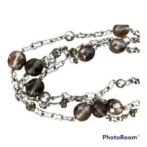 Beaded Three Strand Choker